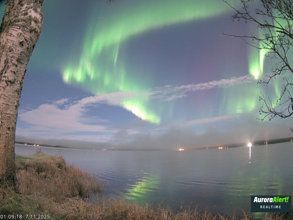 Northern lights Aurora Alert Realtime 180132