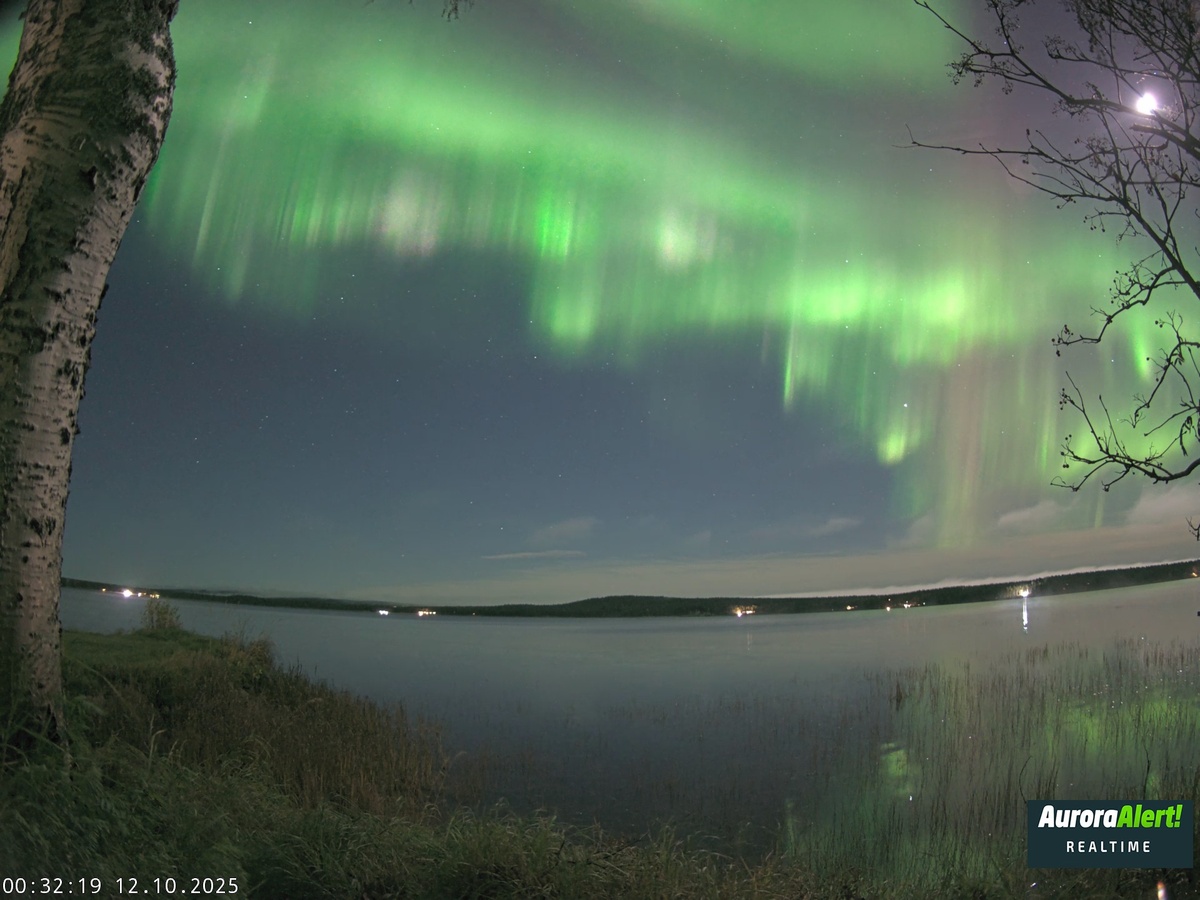 Northern lights Aurora Alert Realtime 180134