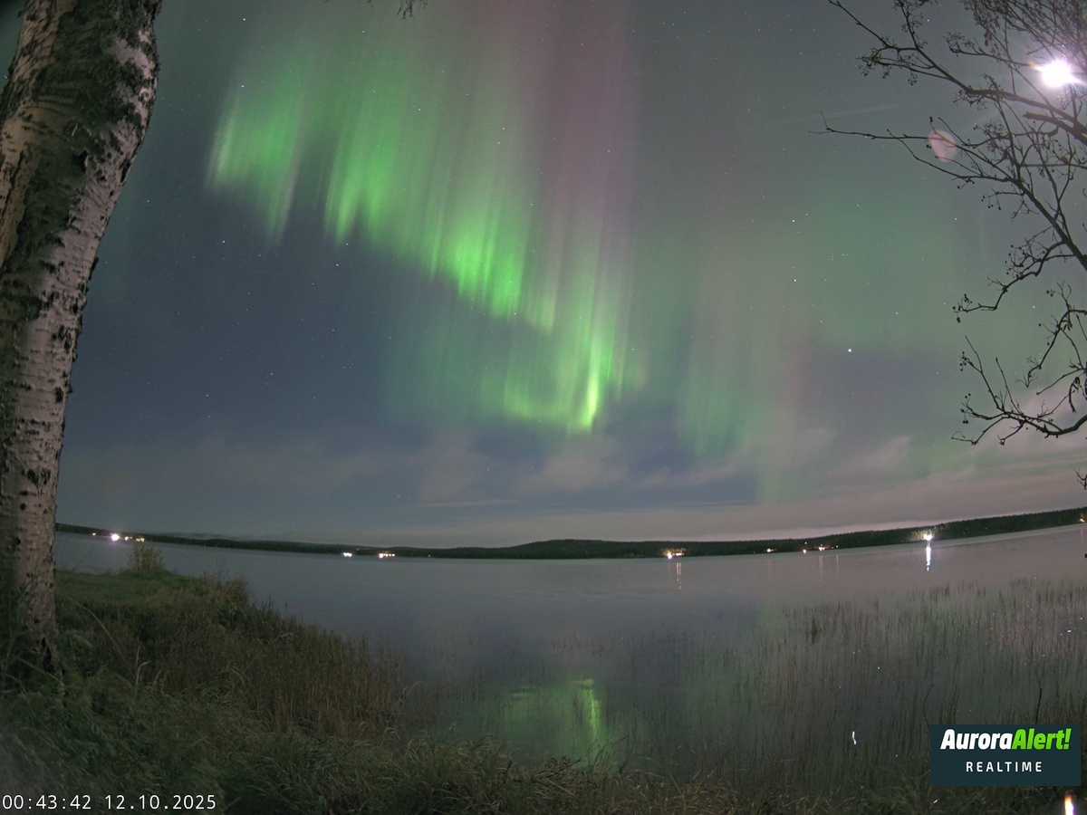 Northern lights Aurora Alert Realtime 180135