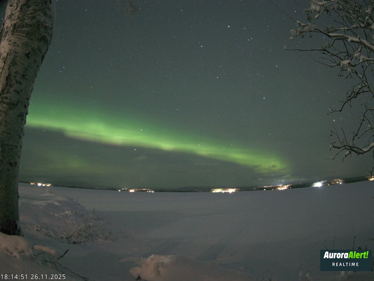 Northern lights Aurora Alert Realtime 180137