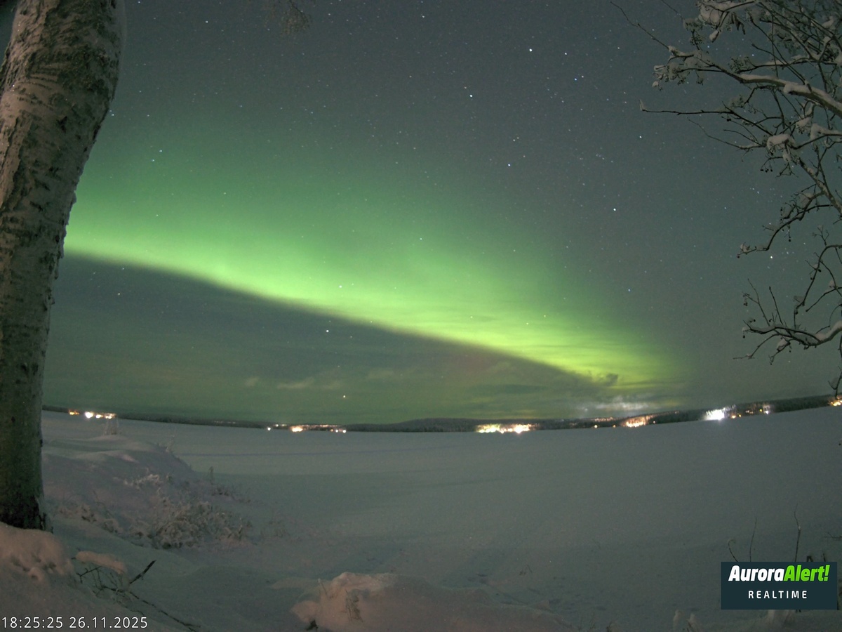 Northern lights Aurora Alert Realtime 180138
